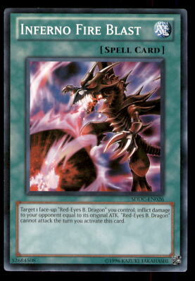 Yugioh Inferno Fire Blast #SDDC-EN026 Structure Deck: Dragons Collide LP-image