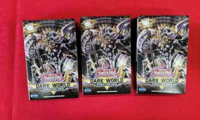 Yu-Gi-Oh! 3x Dark World Structure Decks 2022 FACTORY SEALED BOXES -image