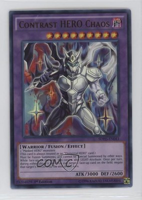 2015 Yu-Gi-Oh! Strike Structure Deck 1st Edition Contrast HERO Chaos 0l4h-image