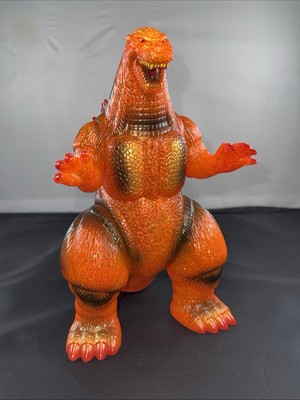 2021 MARUSAN 350 GODZILLA 1995 9” BURNING GLITTER BOMB SOFUBI GODZILLA STORE-image