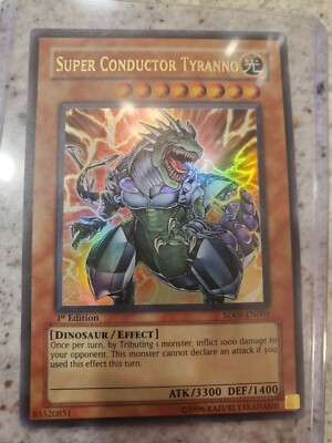 YuGiOh TCG Super Conductor Tyranno Structure Deck SD09-EN001 1st Edition-image