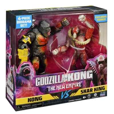 Godzilla x Kong: The New Empire Kong Vs Skar King 2 PACK SHIPS FAST NEW-image