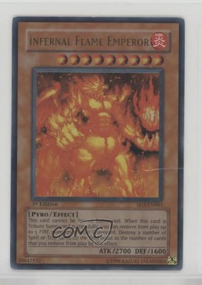 Infernal Flame Emperor 1st Ed. YuGiOh Blaze of Destruction Structure Deck 0e3-image