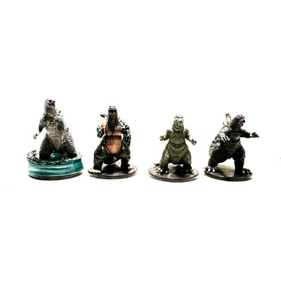 GODZILLA NECA Wizkids LOT pre Painted MINI FIGURES 2.5 inches tall-image