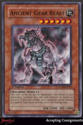 Yu-Gi-Oh! Structure Deck: Machine Re-Volt Ancient Gear Beast #SD10-EN013 NM-image