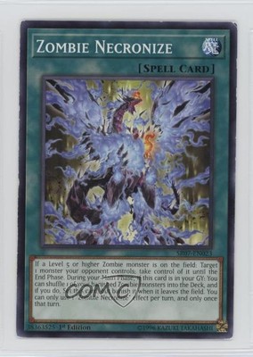 2018 Yu-Gi-Oh! Zombie Horde Structure Deck 1st Edition Necronize 0s6p-image