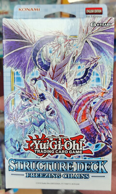 YUGIOH 1ST ED FREEZING CHAINS STRUCTURE DECK FACTORY SEALED NEW-image
