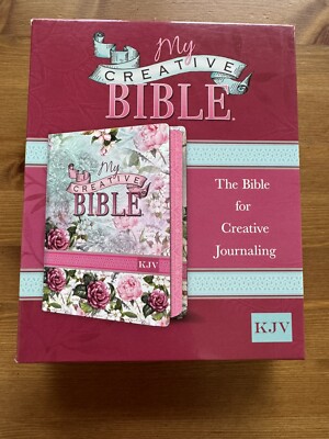 KJV My Creative Bible Faux Leather 2016 Journal & Coloring Christian Art Pub NIB-image