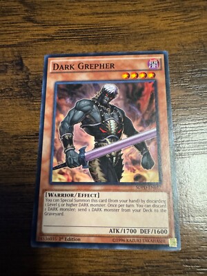 Yu-Gi-Oh!Dark Grepher SDPD-EN017 Structure Deck: Pendulum Domination 1st Edition-image