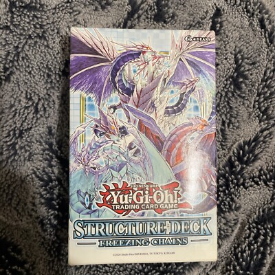 Yu-Gi-Oh! Freezing Chains Structure Deck Hanger Box - 1st Edition Factory Sealed-image