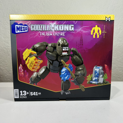 Mega Godzilla x Kong The New Empire Building Set Figure Kong HTR77 NIB-image