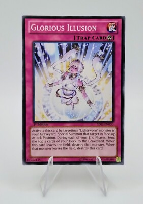 Glorious Illusion 1st Edition SDLI-EN030 Structure Deck: R... 2014 Yu-Gi-Oh Card-image