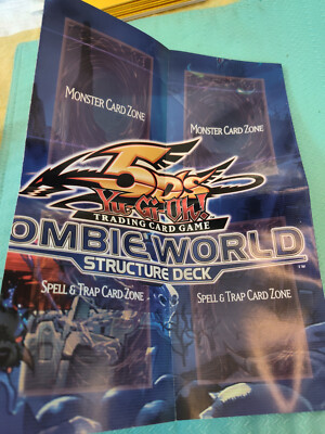 Used Yugioh Structure Deck Zombie World Paper Playmat-image