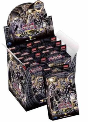 Yu-Gi-Oh! 1st Edition Dark World Structure Deck 8ct DISPLAY BOX SEALED!-image