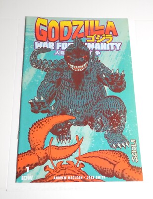 Godzilla: War for Humanity #1 Tom Scioli Variant 1:25 ratio IDW Comics 2023 NM+-image