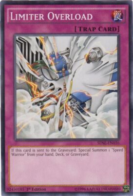Limiter Overload - SDSE-EN036 - Common - 1st Edition NM YuGiOh!  Structure Deck:-image