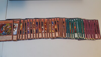 Yugioh Structure Deck Onslaught Of The Fire Kings (Cards Only) 1st Edition-image