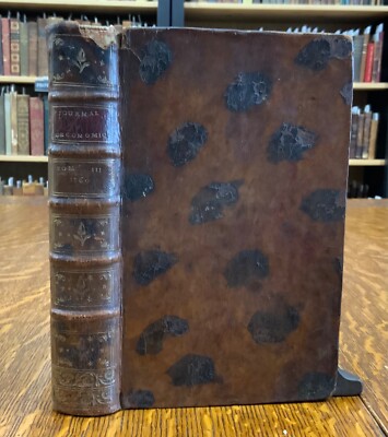 1760 Journal Economique Volume III ONLY Antoine Boudet Paris Imprint-image