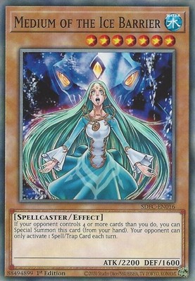 Medium of the Ice Barrier SDFC-EN016 Structure Deck: Freezing Chains 1st Ed.-image