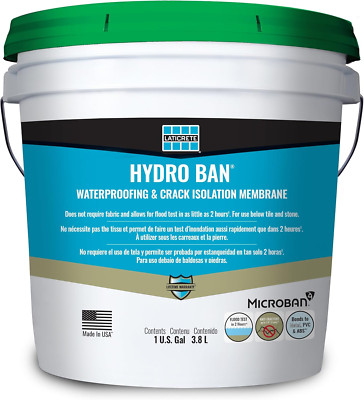 Hydro BAN Waterproofing/Crack Isolation Membrane Mini Unit, 1 Gallon Pail-image