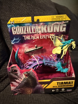Godzilla X Kong The New Empire TIAMAT w/SUBMARINE Action Figure Playmates NEW!-image