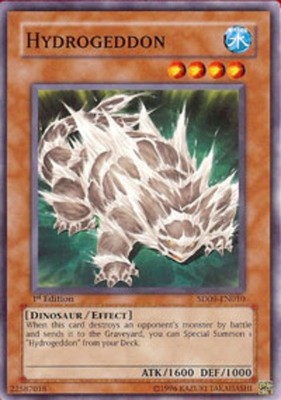 Hydrogeddon - SD09-EN010 - Common - 1st Edition Near Mint Structure Deck 9: Dino-image