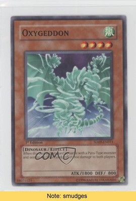 2006 Yu-Gi-Oh! Dinosaur's Rage Structure Deck 1st Edition Oxygeddon READ x9h-image
