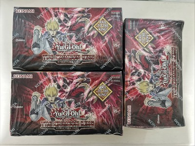 Yu-Gi-Oh! The Crimson King 3 Display Cases Sealed. 8 Structure Decks Per Case-image