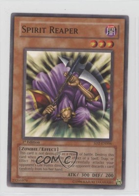 2005 Yu-Gi-Oh! Zombie Madness Structure Deck 1st Edition Spirit Reaper 0ie5-image