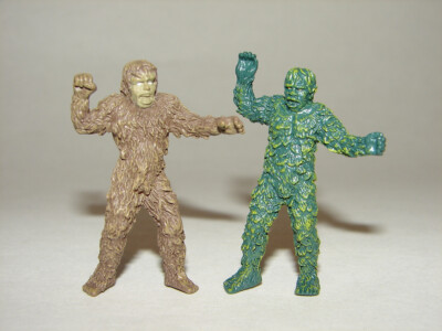 Sanda & Gaira Figures - Godzilla Gummi Candy Toy Gashapon Set! Ultraman Gamera-image