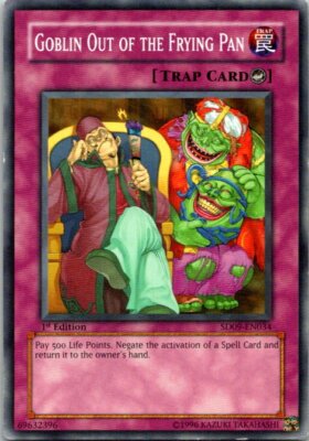 Goblin Out Of The Frying Pan SD09-EN034 Yu-Gi-Oh! Card Light Play 1st Edition-image