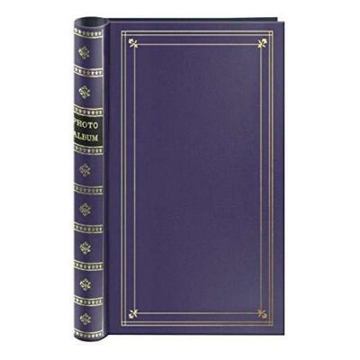 Spiral Bound Photo Album 300 Bi-Directional Memo Pockets Hold 4x6 Photos, Bay-image