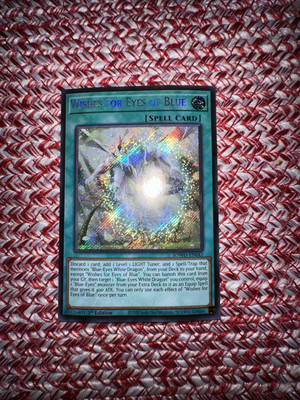 Wishes for Eyes of Blue (Secret Rare) SDWD-EN042 Structure Deck: Blue-Eyes White-image