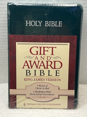 Holy Bible KJV Gift & Award/Vintage 162TL Thomas Nelson Publishers New-image