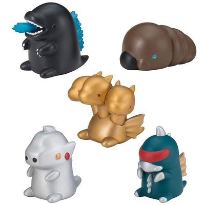 BANDAI GODZILLA KAIJU-SAN NARABUNDESU Series 1.5-Inch Mini Figure SET OF 5 New!-image