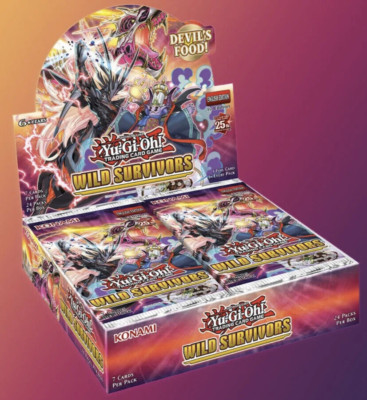 Yu-Gi-Oh! TCG Wild Survivors Booster Box 1st Edition ENGLISH - 24 Packs-image