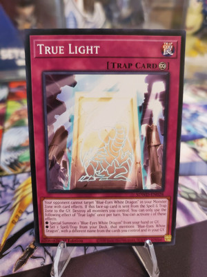 True Light SDWD-EN028 Structure Deck: Blue-Eyes White Destiny 1st Edition Yugioh-image