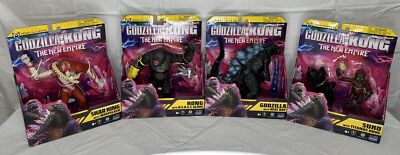 Lot Of 4 Godzilla X Kong The New Empire Skar King Suko Figures 2024 5.5 Inch-image