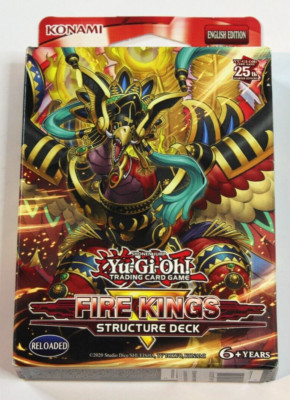 Konami Yu-Gi-Oh! Fire Kings Structure Deck -  1st Edition Sealed Yugioh-image