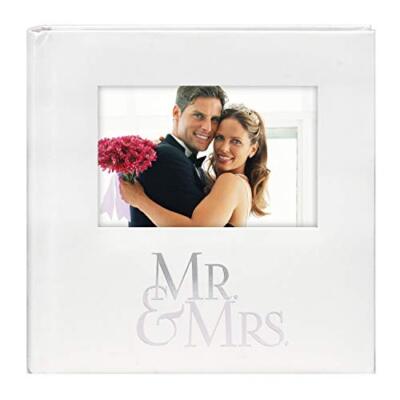  International Designs Mr. & Mrs. Album with Memo & Photo Opening Mr and Mrs-image