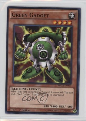 2014 Yu-Gi-Oh! Geargia Rampage Structure Deck 1st Edition Green Gadget 0g4-image