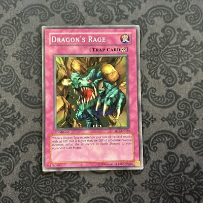 Dragon's Rage - SD1-EN024 1st Edition - YuGiOh-image