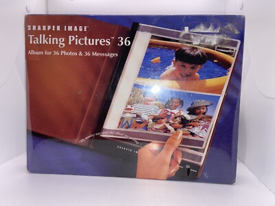 Sharper Image Talking Pictures 36: Album for 36 Photos & Messages-New Sealed-image