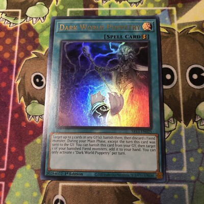 Yugioh - Dark World Puppetry (Ultra Rare) (1st Edition) - SR13-EN025 (P)-image