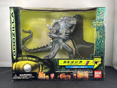 1998 BANDAI JAPAN DX1 Trendmasters RAZOR BITE Godzilla 10” Figure NEW IN BOX-image