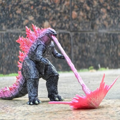 New Neca 2024 Godzilla VS Kong The Empire Pink Godzilla 7 inch figure Toys Gift-image