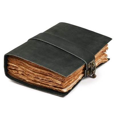 LEATHER VILLAGE Leather Bound Vintage Journal for Women & Men - Book of Shadows-image