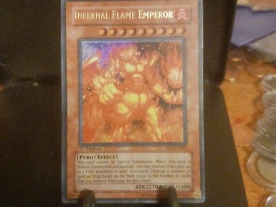 Yu-Gi-Oh! TCG Infernal Flame Emperor Structure Deck SD3-EN001 1st Edition Ultra-image