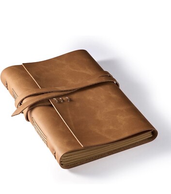 MAYBELL Brown Leather Journal for Writing 5