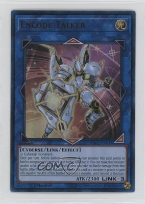 2017 Yu-Gi-Oh! Cyberse Link Structure Deck 1st Edition Encode Talker (UR) 1s6-image